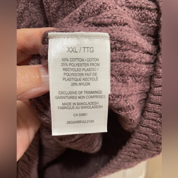 XXL Woman’s sweater Plum - Picture 4 of 4